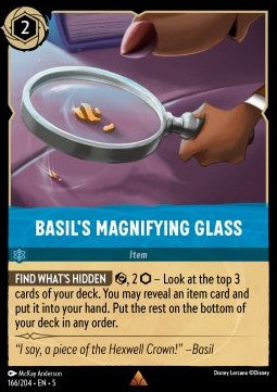 Basil's Magnifying Glass - Shimmering Skies (Rare) [5SSK-166]