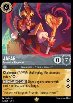 Jafar - Tyrannical Hypnotist - Shimmering Skies (Legendary) [5SSK-172]