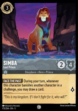 Simba - Lost Prince - Shimmering Skies (Common) [5SSK-173]