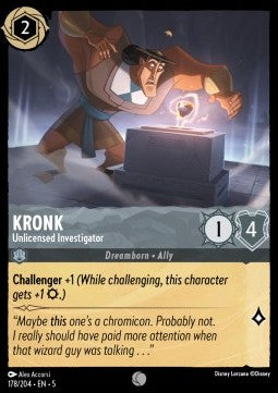 Kronk - Unlicensed Investigator - Shimmering Skies (Common) [5SSK-178]