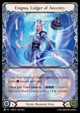 Enigma, Ledger of Ancestry (Rainbow Foil) - Hero Promos (Promo) [HER-114]