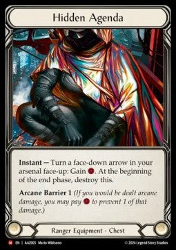 Hidden Agenda (Rainbow Foil) - Armory Deck: Azalea (Majestic) [AAZ-005]