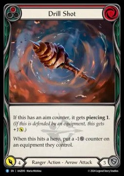 Drill Shot (Red) (Regular) - Armory Deck: Azalea (Rare) [AAZ-010]
