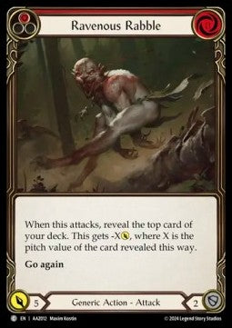 Ravenous Rabble (Red) (Regular) - Armory Deck: Azalea (Common) [AAZ-012]