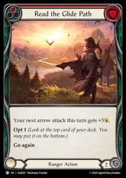 Read the Glide Path (Red) (Regular) - Armory Deck: Azalea (Common) [AAZ-021]