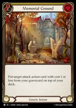 Memorial Ground (Yellow) (Regular) - Armory Deck: Azalea (Common) [AAZ-026]