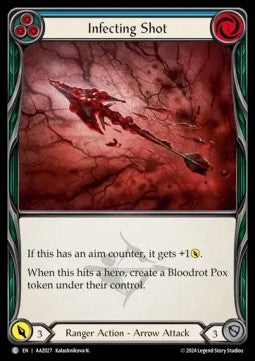 Infecting Shot (Blue) (Regular) - Armory Deck: Azalea (Common) [AAZ-027]
