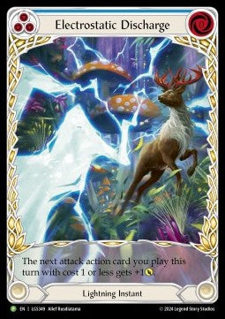 Electrostatic Discharge (Blue) (Extended Art Rainbow Foil) - LGS Promos (Promo) [LGS-349]