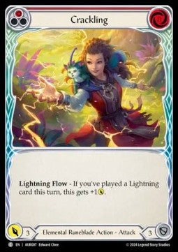 Crackling (Red) (Regular) - First Strike: Aurora (Common) [AUR-007]