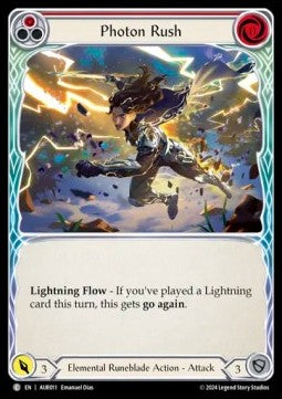 Photon Rush (Red) (Regular) - First Strike: Aurora (Common) [AUR-011]