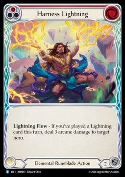 Harness Lightning (Red) (Regular) - First Strike: Aurora (Rare) [AUR-013]