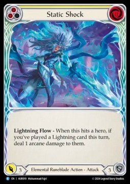 Static Shock (Yellow) (Regular) - First Strike: Aurora (Rare) [AUR-019]