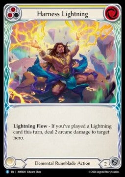 Harness Lightning (Yellow) (Regular) - First Strike: Aurora (Rare) [AUR-020]