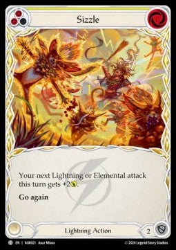 Sizzle (Yellow) (Regular) - First Strike: Aurora (Common) [AUR-021]