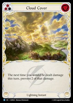 Cloud Cover (Yellow) (Regular) - First Strike: Aurora (Rare) [AUR-023]