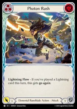 Photon Rush (Blue) (Regular) - First Strike: Aurora (Common) [AUR-024]