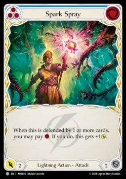 Spark Spray (Blue) (Regular) - First Strike: Aurora (Common) [AUR-025]