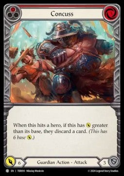Concuss (Red) (Regular) - First Strike: Terra (Common) [TER-010]