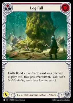 Log Fall (Red) (Regular) - First Strike: Terra (Common) [TER-011]