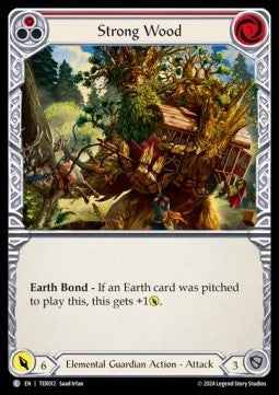 Strong Wood (Red) (Regular) - First Strike: Terra (Common) [TER-012]