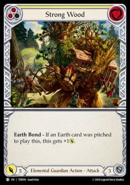 Strong Wood (Yellow) (Regular) - First Strike: Terra (Common) [TER-016]