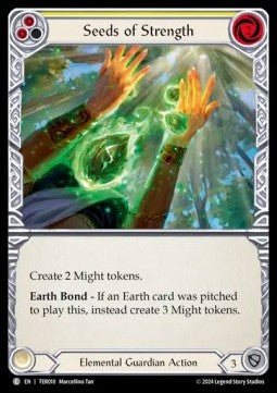 Seeds of Strength (Yellow) (Regular) - First Strike: Terra (Common) [TER-018]