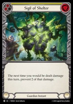 Sigil of Shelter (Yellow) (Regular) - First Strike: Terra (Common) [TER-020]