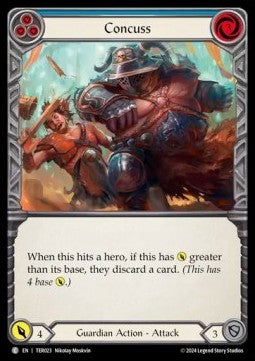 Concuss (Blue) (Regular) - First Strike: Terra (Common) [TER-023]