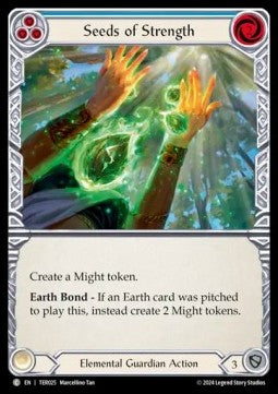 Seeds of Strength (Blue) (Regular) - First Strike: Terra (Common) [TER-025]