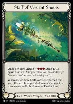 Staff of Verdant Shoots (Regular) - Rosetta (Token) [ROS-015]