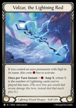 Volzar, the Lightning Rod (Cold Foil) - Rosetta (Token) [ROS-021]