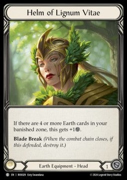 Helm of Lignum Vitae (Cold Foil) - Rosetta (Common) [ROS-029]