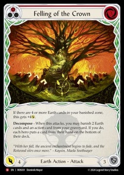 Felling of the Crown (Rainbow Foil) - Rosetta (Majestic) [ROS-031]