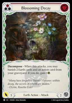 Blossoming Decay (Red) (Regular) - Rosetta (Common) [ROS-049]