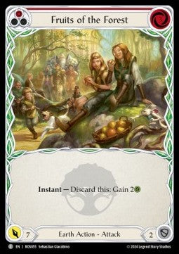 Fruits of the Forest (Red) (Rainbow Foil) - Rosetta (Common) [ROS-055]