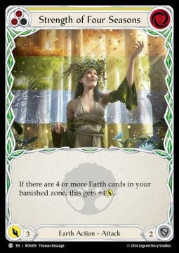 Strength of Four Seasons (Yellow) (Regular) - Rosetta (Common) [ROS-059]