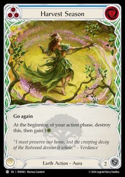 Harvest Season (Blue) (Rainbow Foil) - Rosetta (Common) [ROS-063]