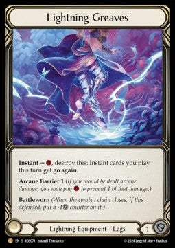 Lightning Greaves (Cold Foil) - Rosetta (Legendary) [ROS-071]