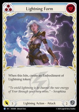 Lightning Form (Blue) (Regular) - Rosetta (Rare) [ROS-084]