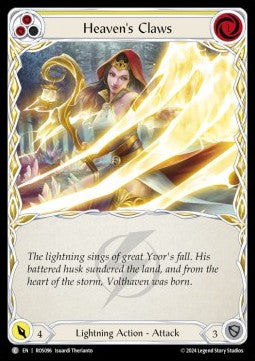 Heaven's Claws (Yellow) (Regular) - Rosetta (Common) [ROS-096]