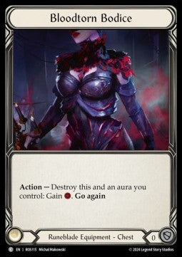 Bloodtorn Bodice (Cold Foil) - Rosetta (Common) [ROS-115]