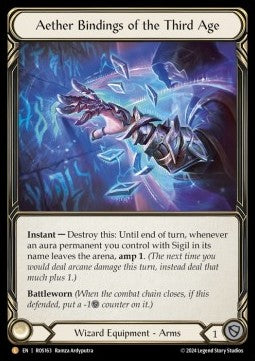 Aether Bindings of the Third Age (Cold Foil) - Rosetta (Legendary) [ROS-163]