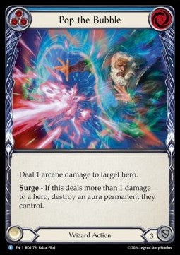 Pop the Bubble (Blue) (Rainbow Foil) - Rosetta (Rare) [ROS-178]
