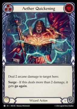 Aether Quickening (Blue) (Regular) - Rosetta (Common) [ROS-185]