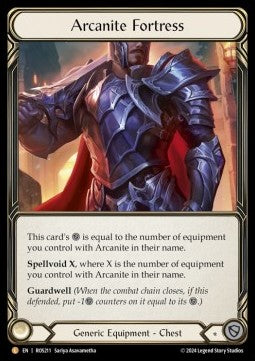 Arcanite Fortress (Rainbow Foil) - Rosetta (Legendary) [ROS-211]