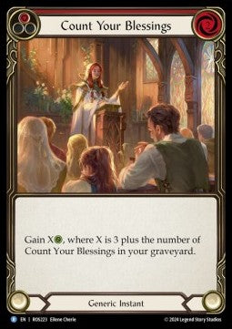 Count Your Blessings (Red) (Regular) - Rosetta (Rare) [ROS-223]
