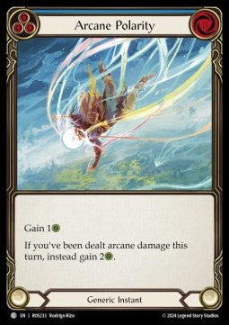 Arcane Polarity (Blue) (Rainbow Foil) - Rosetta (Common) [ROS-233]