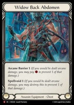 Widow Back Abdomen (Cold Foil) - Rosetta (Majestic) [ROS-240]