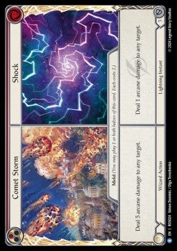 Comet Storm // Shock (Rainbow Foil) - Rosetta (Rare) [ROS-024]