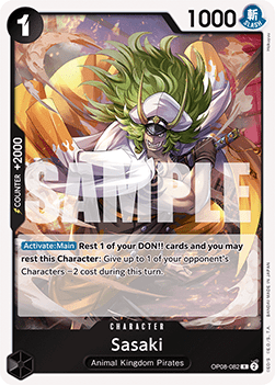 Sasaki (OP08-082) - Two Legends (Rare) [OP08-082]